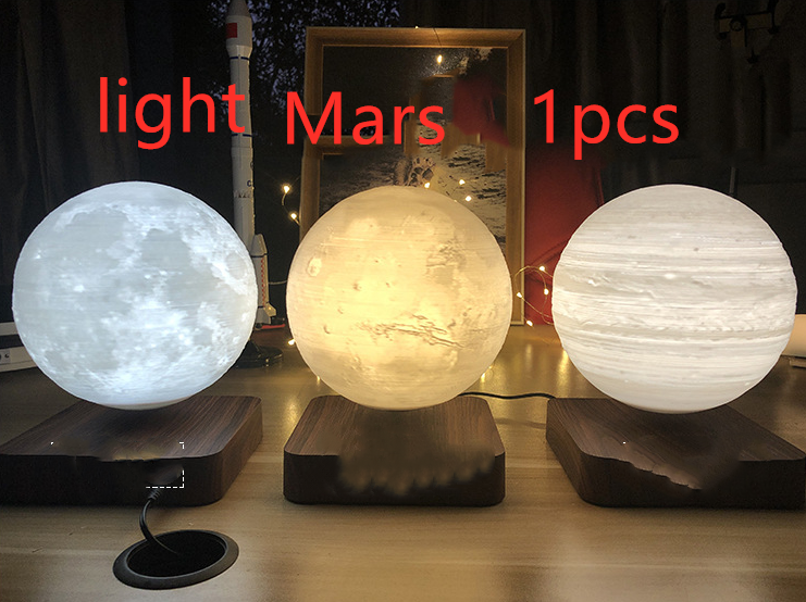 Lampe de table magnétique Lune Lumière impression 3D Planète Lumière de nuit