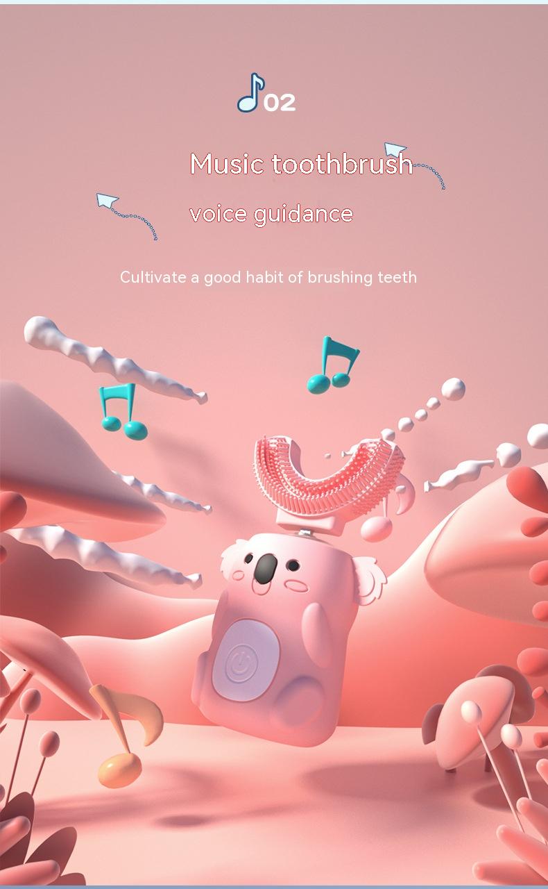 Guide musical de brosse à dents intelligente pour enfants