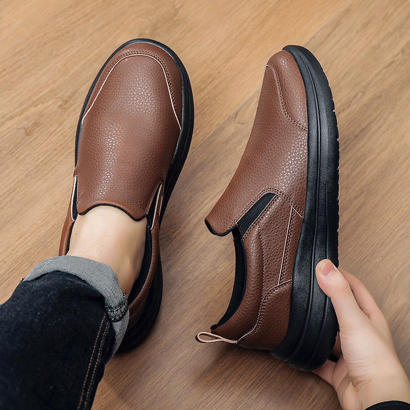 Hommes Léger Chaussures de marche en cuir de luxe pour porter occasionnel