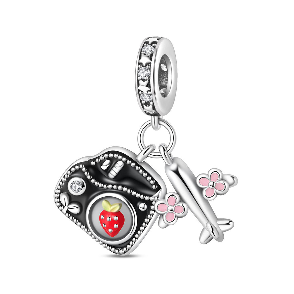 Valise d'avion World Travel Bricolage pendentif perles Accessoires