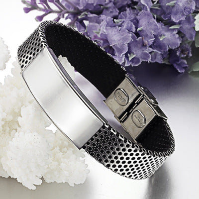 Bracelet en titane pour homme