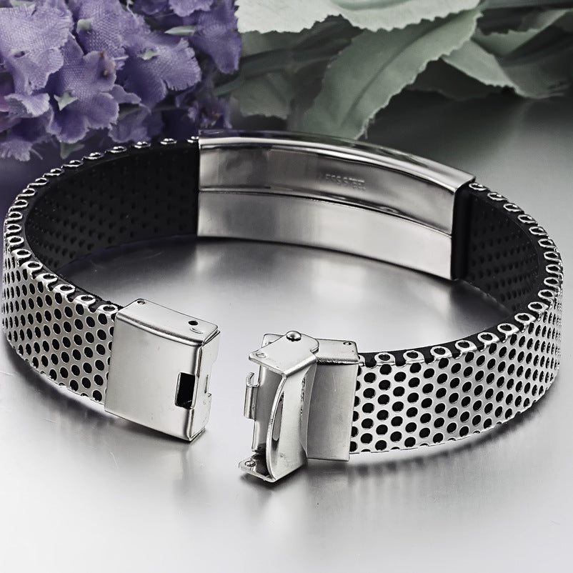 Bracelet en titane pour homme