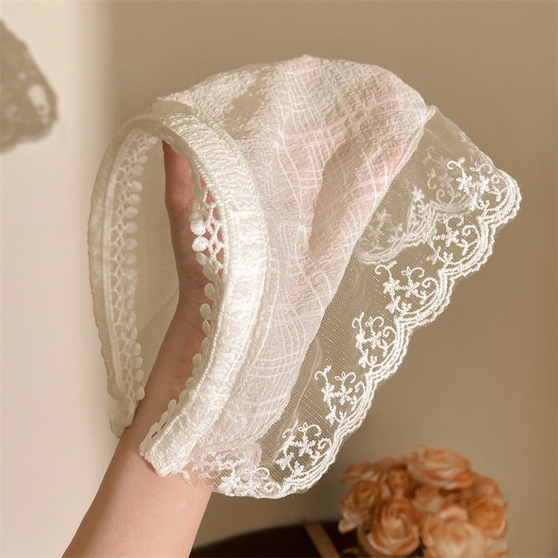 Baotou Kerchief Cap style pastoral Zhou également adresse avec les femmes du même genre