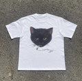 T-shirt à manches courtes en coton coupe droite