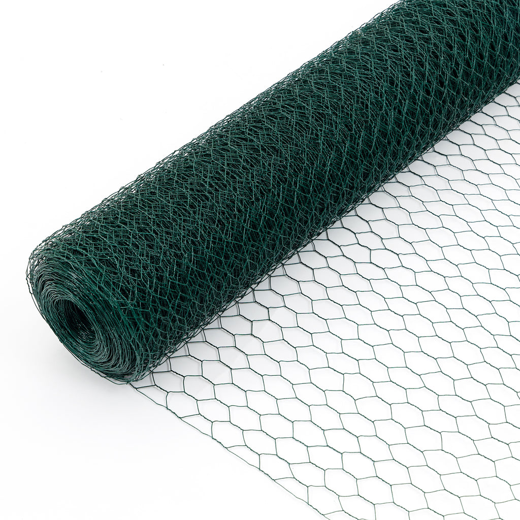 Fil de poulet vert hexagonal galvanisé de grande taille