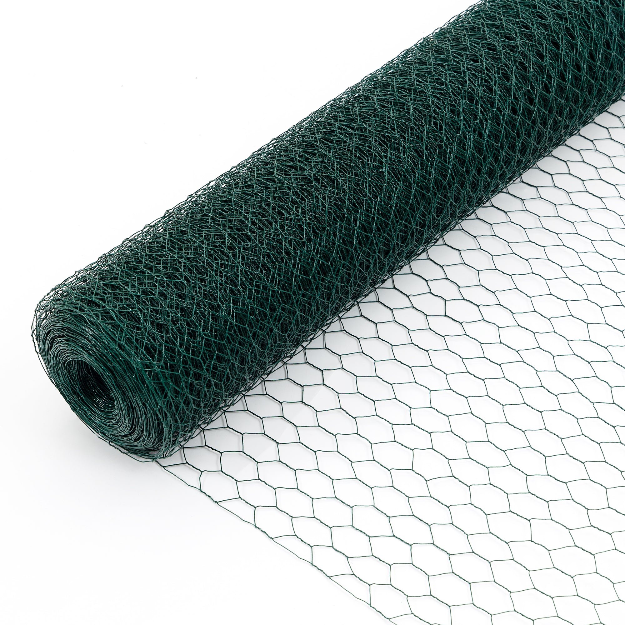 Fil de poulet vert hexagonal galvanisé de grande taille