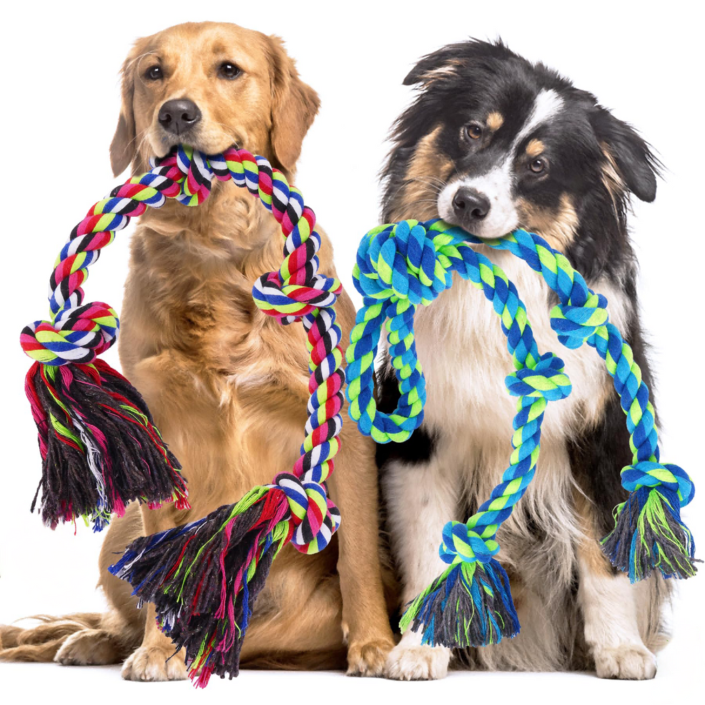 Jouets de corde de chien dur pour les brochettes agressives