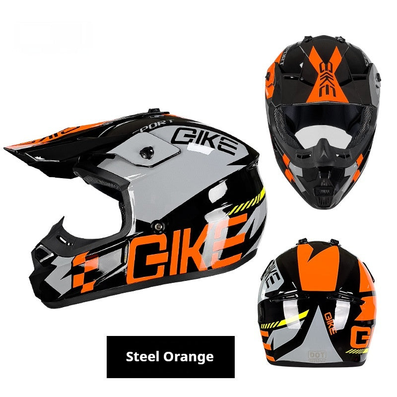 Moto de casque hors route Locomotive Mountain DOT Certified Riding Safety
