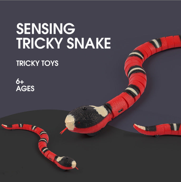 Télécommande Jouets électriques Induction intelligente Évitement d'obstacle Snake anneau argent