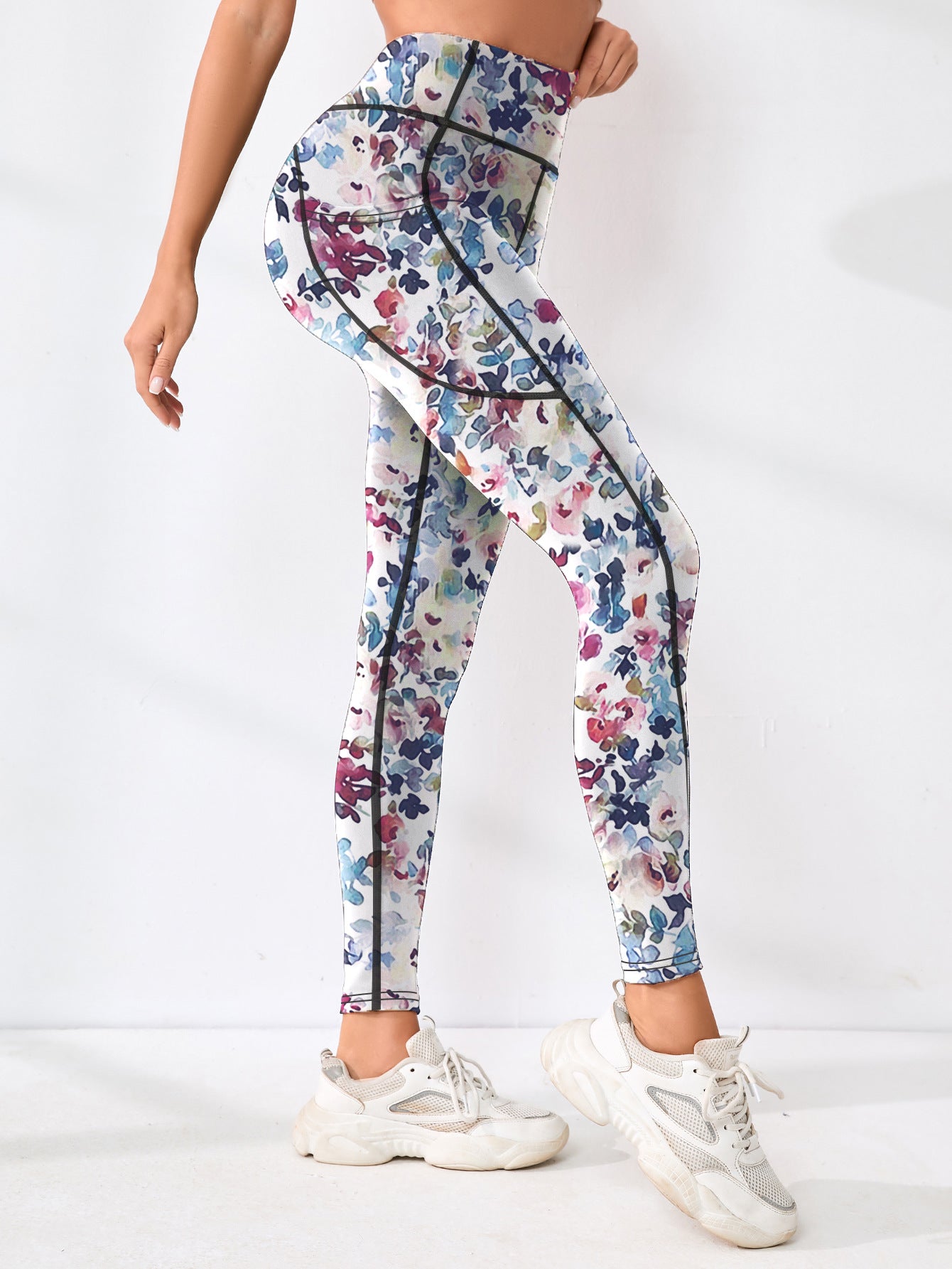 Pantalons de yoga populaires avec impression numérique