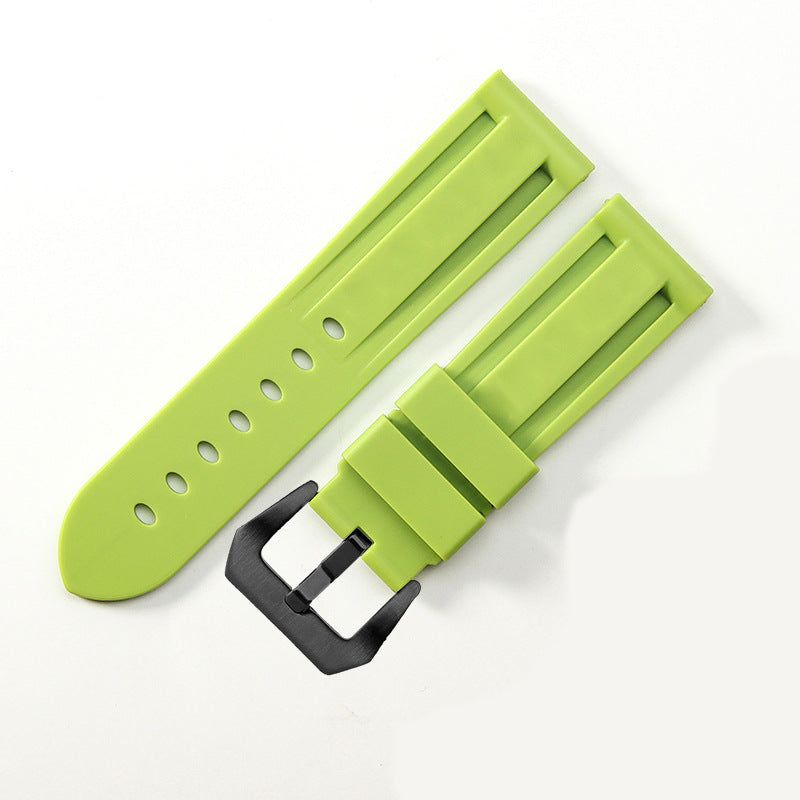 Bracelet de montre en silicone épingle en caoutchouc imperméable
