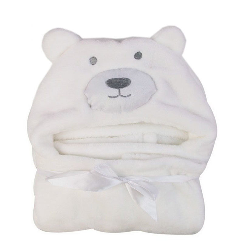 Serviette de bain à capuche pour bébé Couverture pour enfants douce et confortable