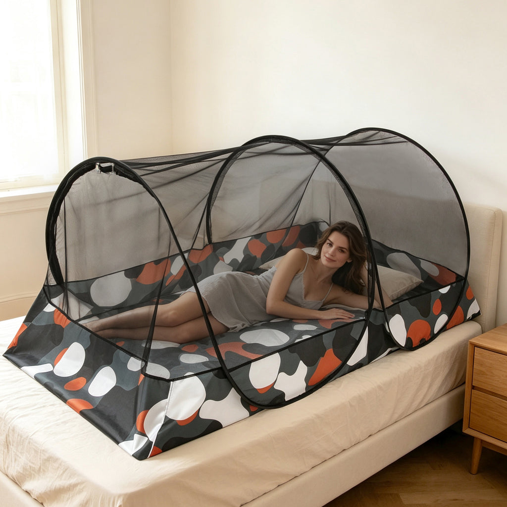 Installation instantanée Camo Mosquito Net Tente Portable Anti-Mosquito Bed Canopy For Outdo