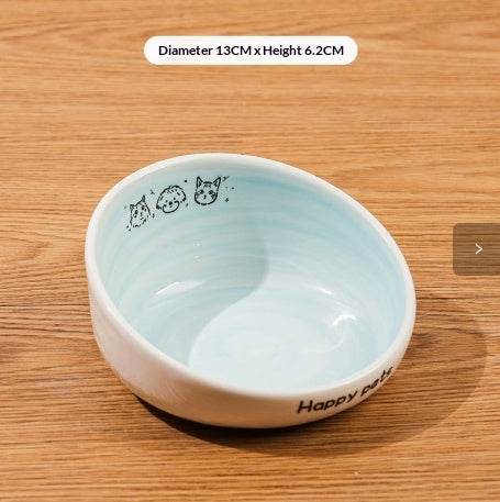Ceramic Bowl Set Elévated Pet Bowls Food Bowl et Water Bowl pour chiens et chats