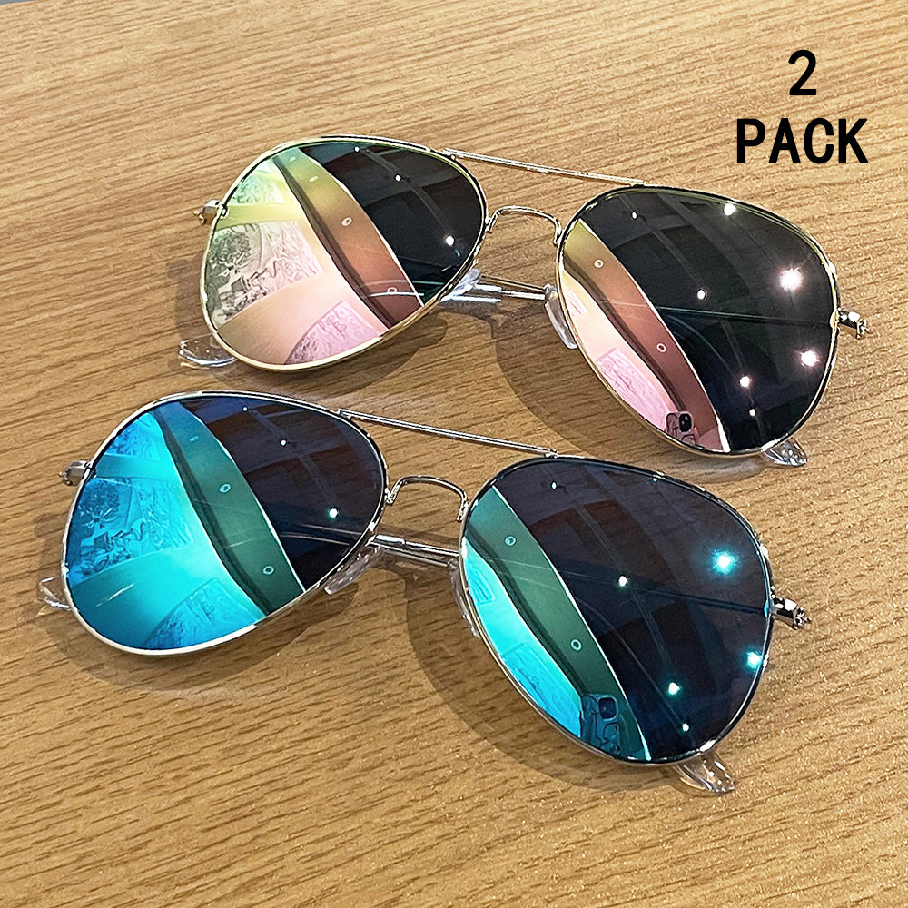 2 paires de Lunettes de soleil Crapaud Pilot Classic