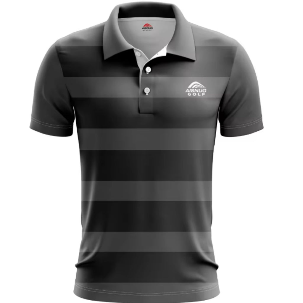 Homme Slim Fit Design Éleve Golf Polo Top