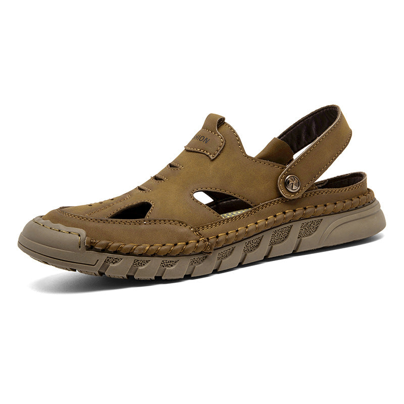 Plus de taille Sandales d'orteils fermés pour hommes