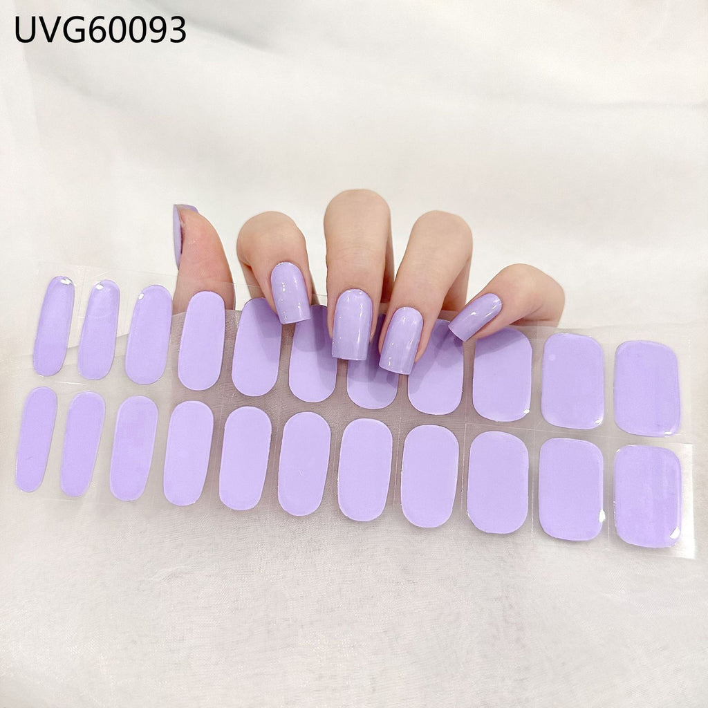 Sticker à ongles de gel UV Semi-cuisiné à ongles UV