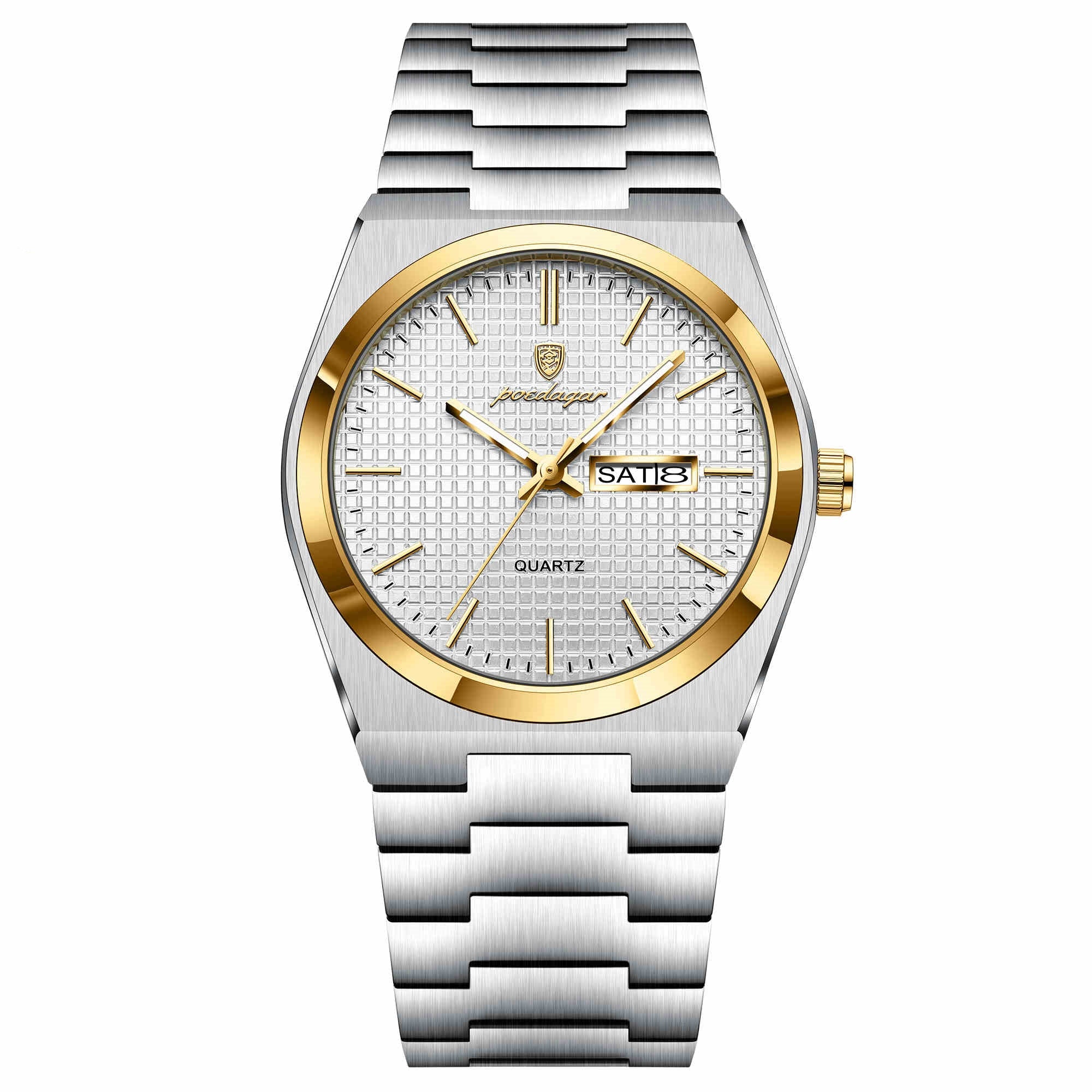Mode Waterproof Calendrier Business Glow-in-the-dark Trend Watch