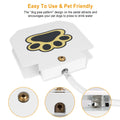 1Pc Fontaine d'eau pour chien extérieure pour chien Distributeur d'eau Step-on Activated Sprinkler with In