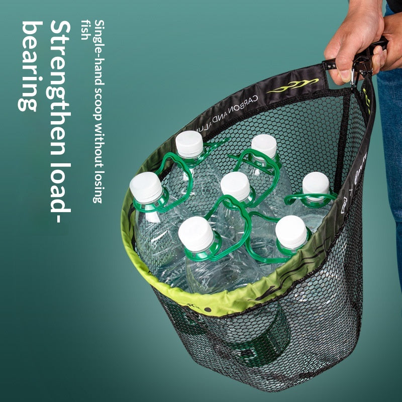 Net pour la pêche à la lure pliable petit atterrissage net ensemble complet tout-en-un