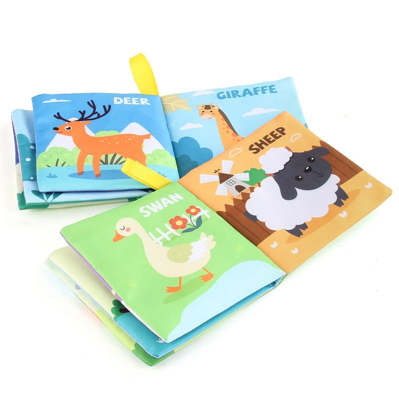 4 Pages 8 Côtés Livre de vêtements pour bébés Jouets éducatifs à l'épreuve des déchirures