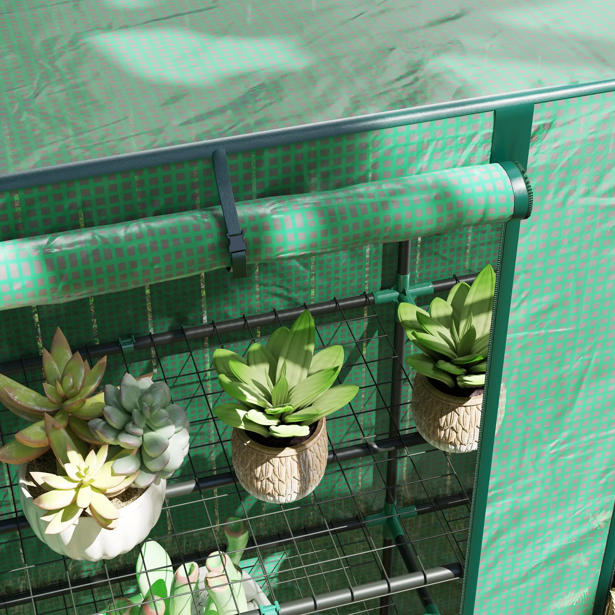 Greenhouse portable à gaz à effet de serreb