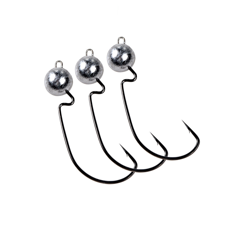 Lead head fishing hook