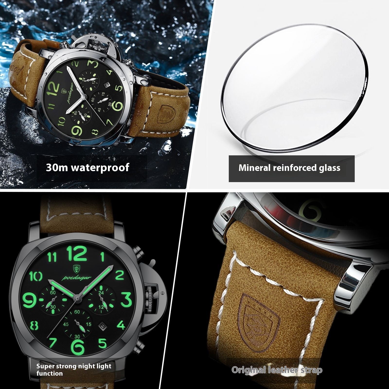 Montres de mode pour hommes