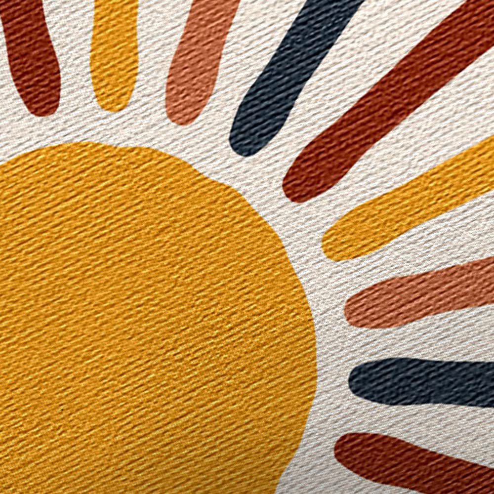 Bohemian Sun Tapestry Fibre synthétique Retro Decor
