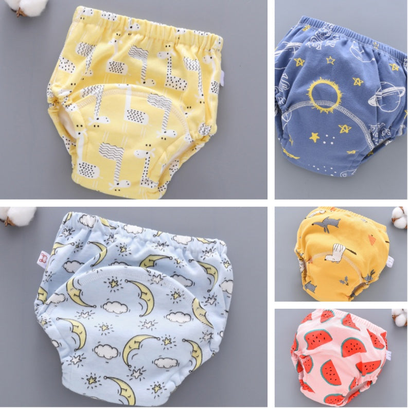 Pantalons d'entraînement pour bébés Lavable Couverture de couche de gaze 6 couches