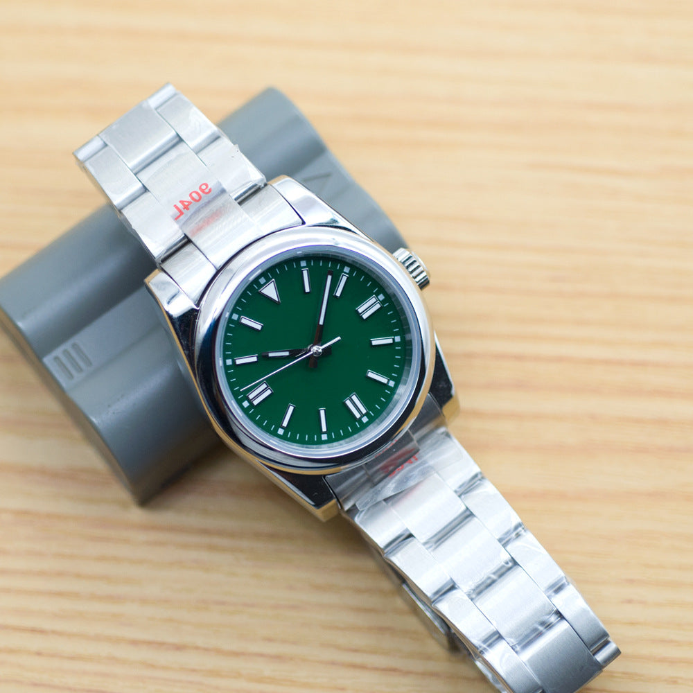 Montre mécanique automatique étanche 5ATM en acier inoxydable pour homme