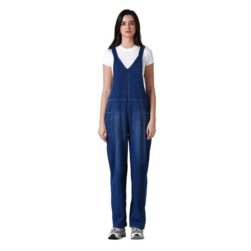 Maillot de saut en denim pour femmes