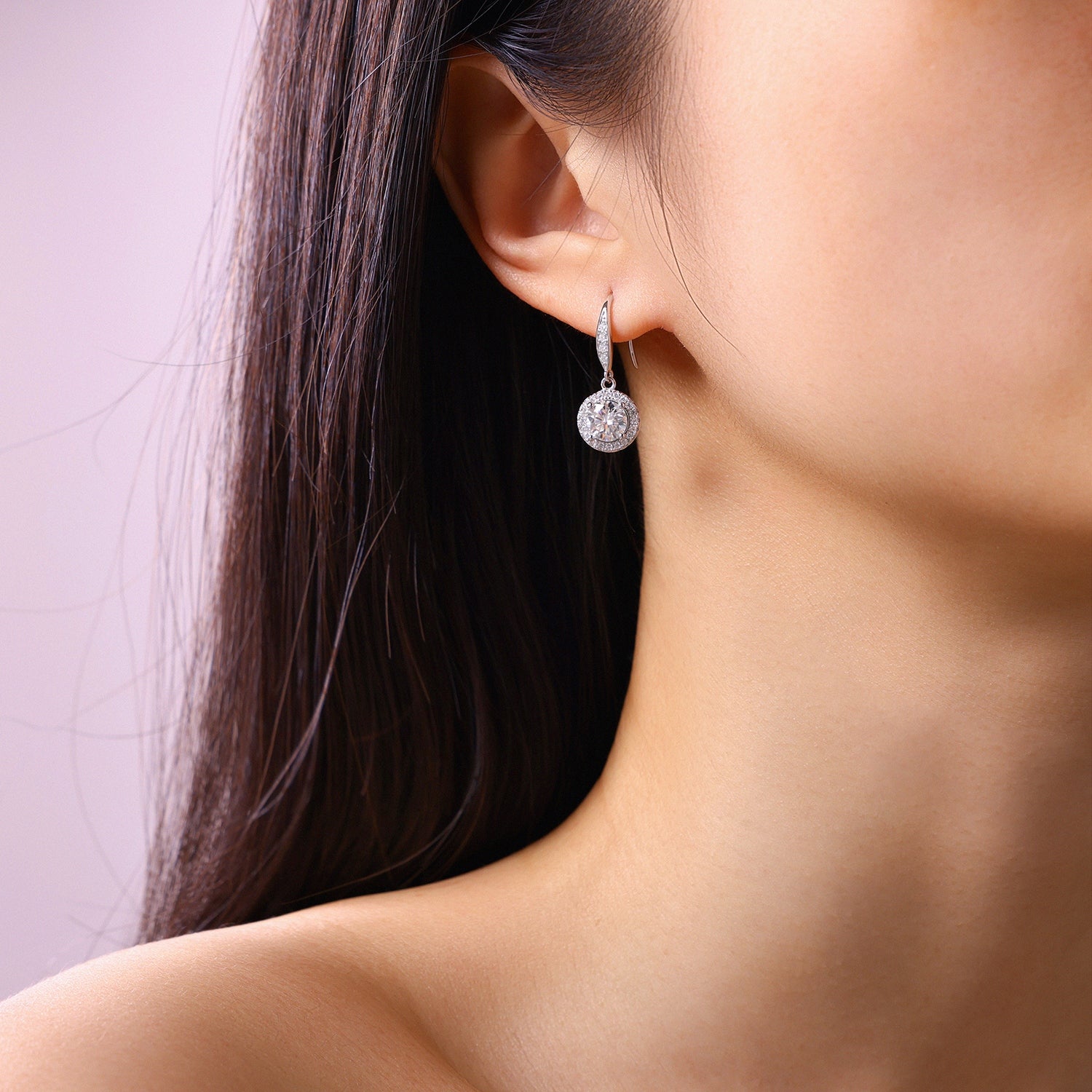 S925 Boucles d'oreilles en acier inoxydable