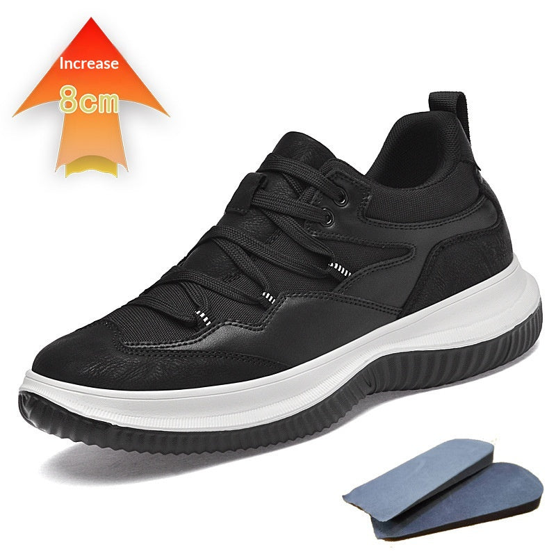 Hommes Invisible Hauteur Augmentation Chaussures Sporty Casual polyvalent et respirant