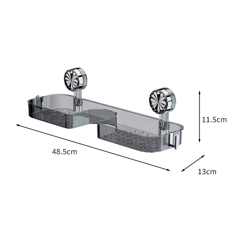 Robinet étagère-coupelle d'aspiration modèle clair gris-1 pièce