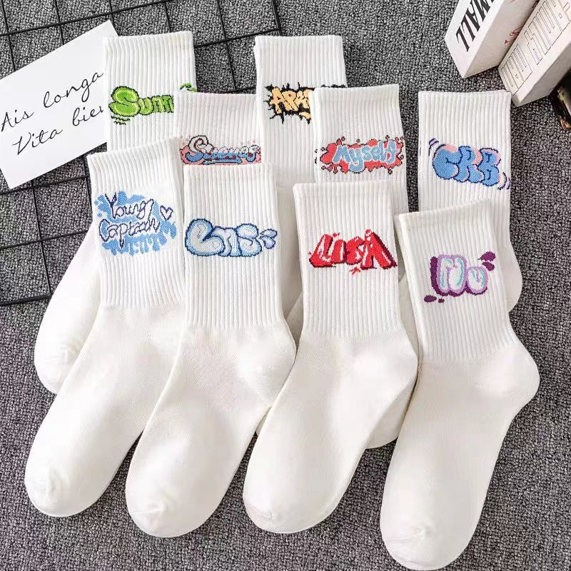 Cotton Automne Hiver Hommes Basketball Chaussettes longues