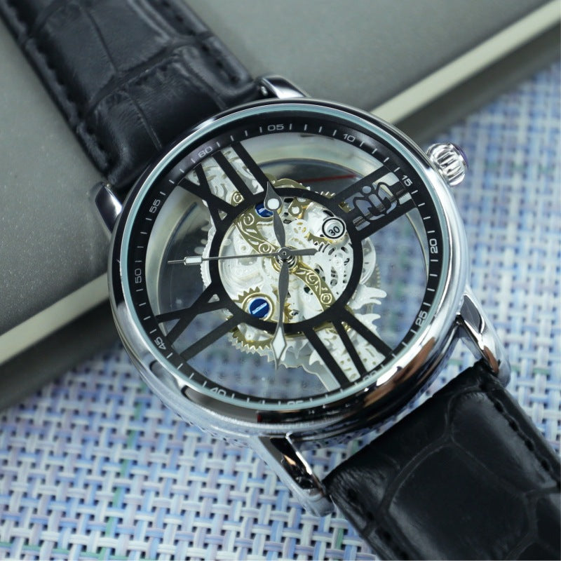 Montre de sport de style industriel-mécanique pour hommes
