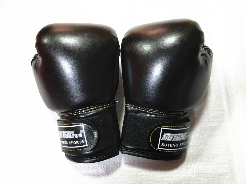 Suteng Pearlescent Gants de boxe pour enfants de couleur solide Gants de boxe Sac à sable Gants de boxe