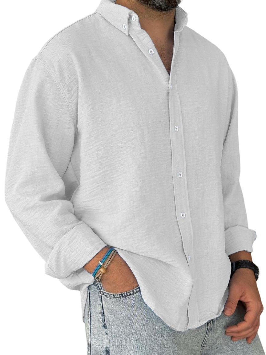 Chemise à manches longues à manches longues pour hommes