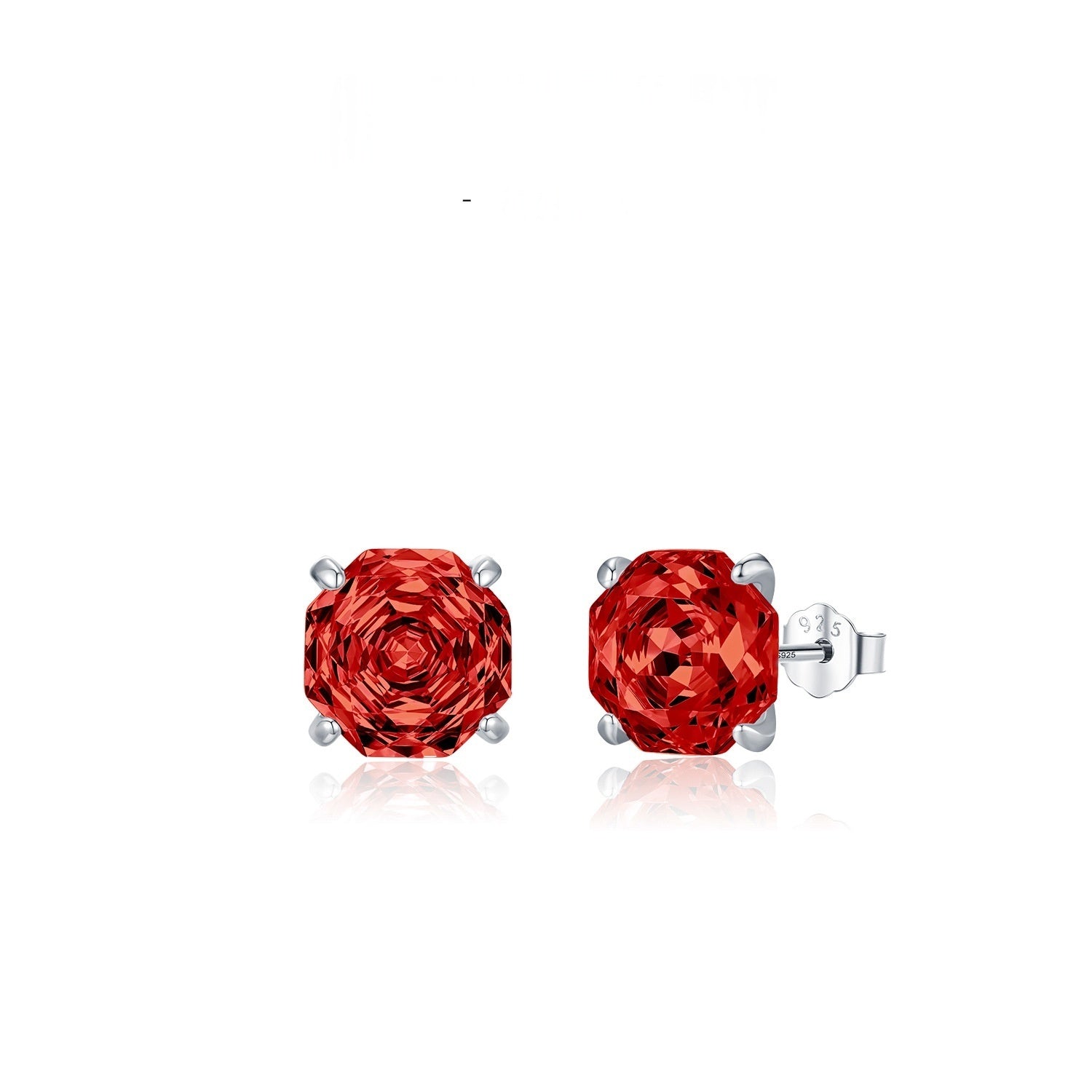 Boucles d'oreilles en diamant brillant taille rose Unisex Accessoire