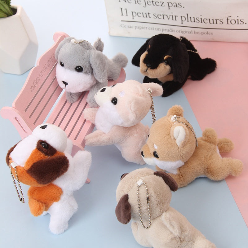 Simulation Puppy peluche jouet pendentif cadeau pour enfants