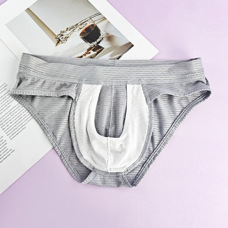 Sous-vêtements pour hommes Mesh Solid Color