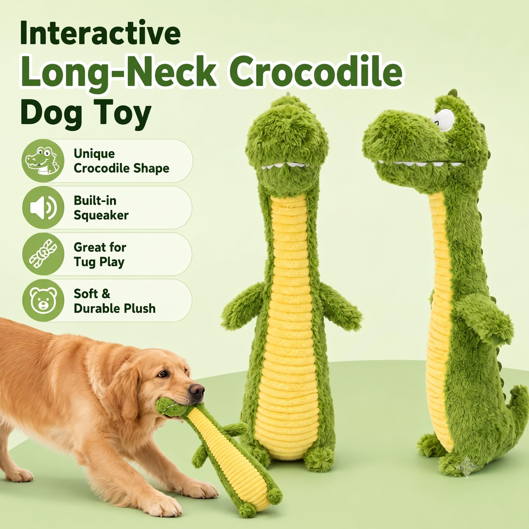 Jouet en peluche de chien squeaky