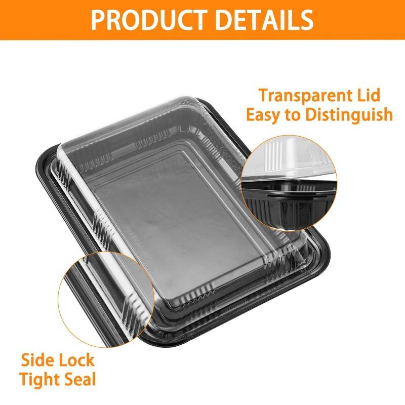 Boîte d'emballage Bacs Buffet avec Lids 10-Pack