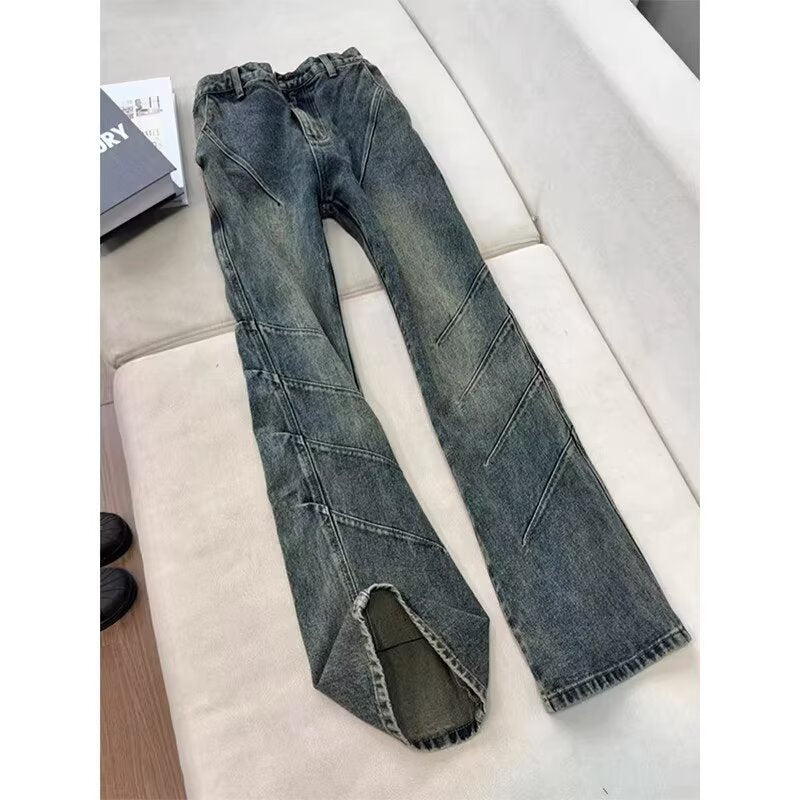 Jeans denim de taille supérieure pour femmes