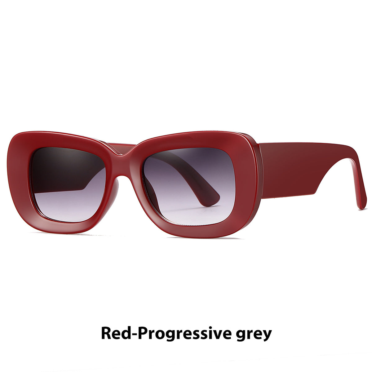 Lunettes de soleil simples Retro Square mode