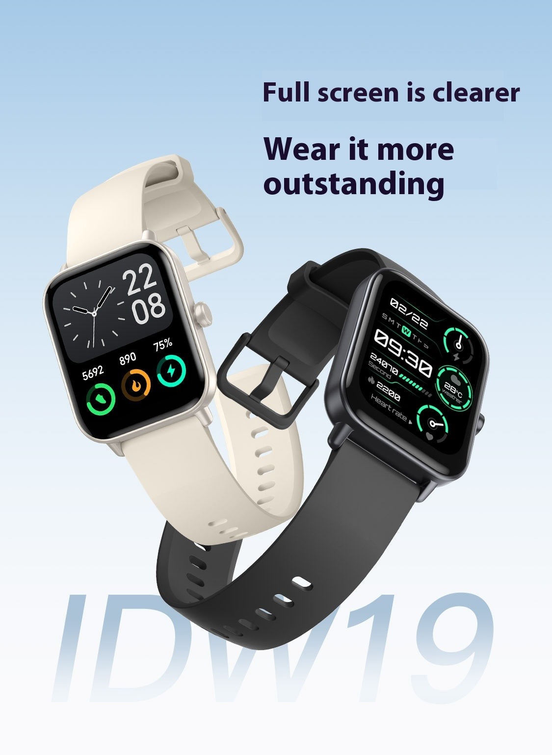 Smartwatch multi-fonctionnel en mode sport