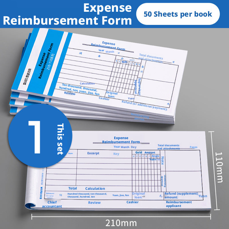 Refund form - Refund form - 50 sheets/book