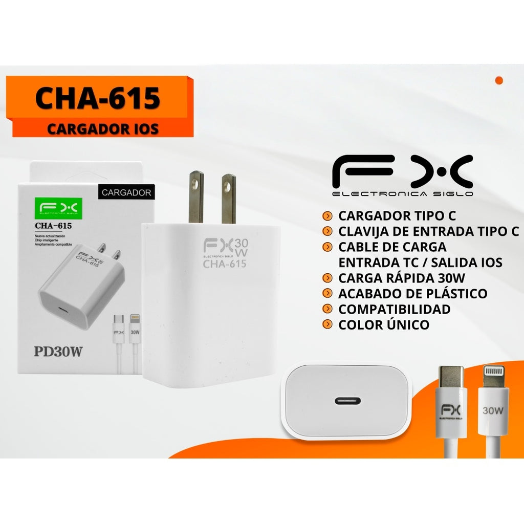 Type-c To Ios Chargeur 30w Set de recharge rapide Auto-pickup seulement